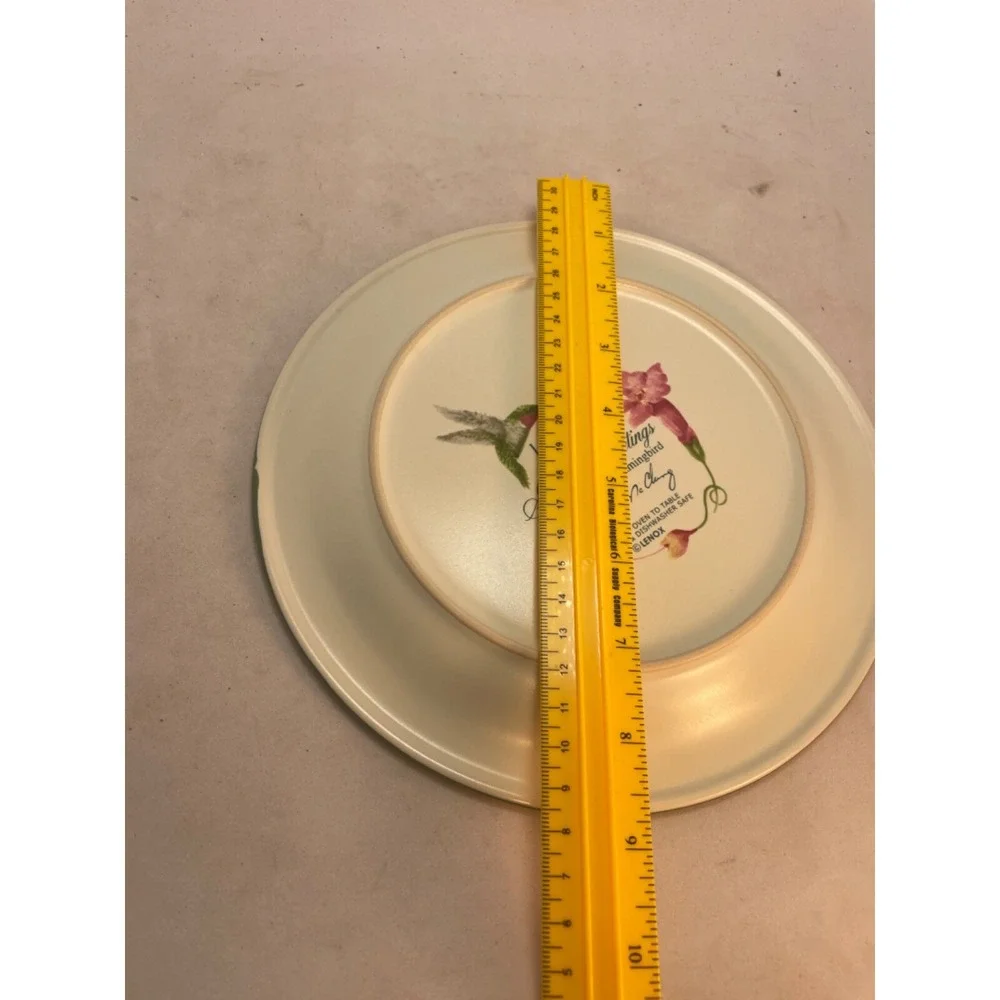 Vintage Lenox Summer Greetings Ruby Throated Hummingbird 8.5